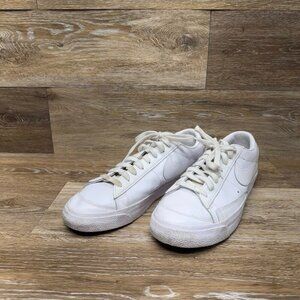 Nike Blazer White Leather Sneakers Women's Size 9.5